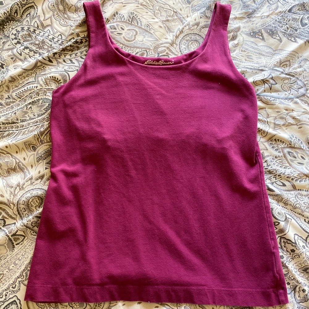- Eddie Bauer - Dark Pink Tank Top -